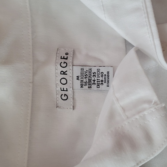 Medium, men's white button up shirt - Picture 2 of 2